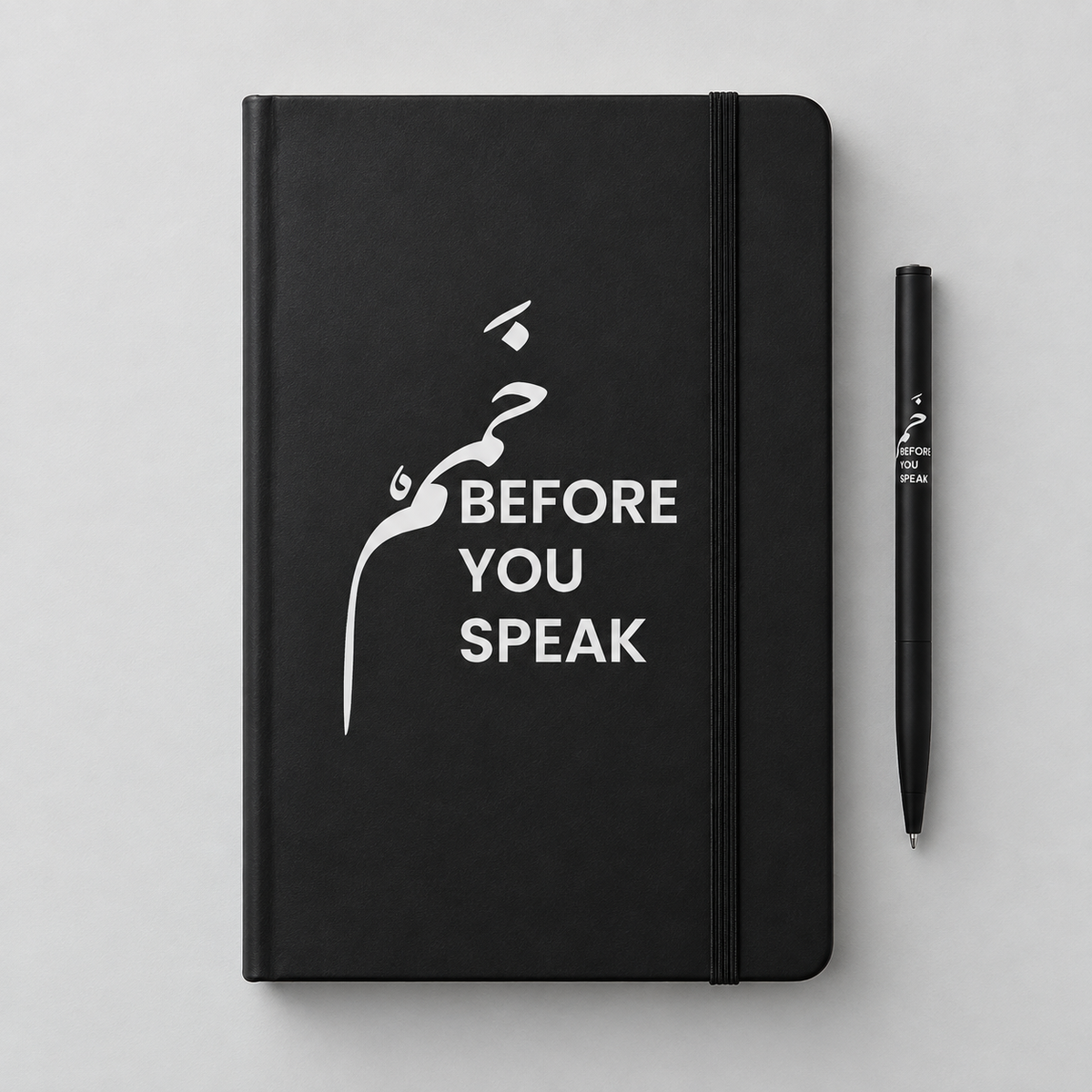 Notebook Before you speak